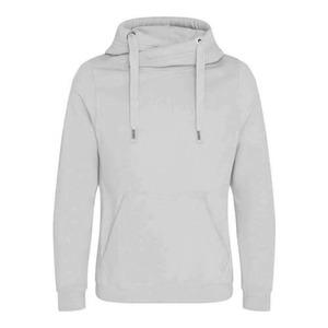 AWDIS JUST HOODS JH021 - Sudadera con cuello cruzado Gris mezcla