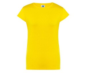 JHK JK150 - Camiseta mujer cuello redondo 155 Amarillo