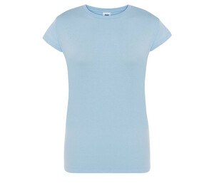 JHK JK150 - Camiseta mujer cuello redondo 155 Azul cielo