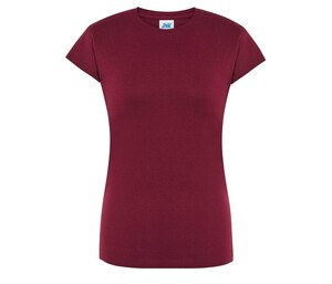 JHK JK150 - Camiseta mujer cuello redondo 155 Burgundy