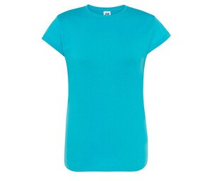 JHK JK150 - Camiseta mujer cuello redondo 155 Turquesa