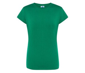 JHK JK150 - Camiseta mujer cuello redondo 155 Verde pradera
