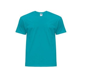 JHK JK155 - Camiseta de cuello redondo para hombre 155 Turquesa