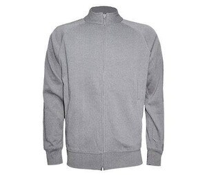 JHK JK296 - Sudadera con cremallera JK296 Gris mezcla