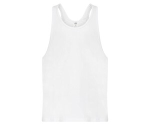 JHK JK420 - Camiseta de tirantes de playa unisex White