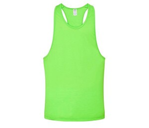 JHK JK420 - Camiseta de tirantes de playa unisex Lime Fluor