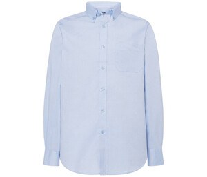 JHK JK600 - Camisa Oxford de hombre JK600 Azul cielo
