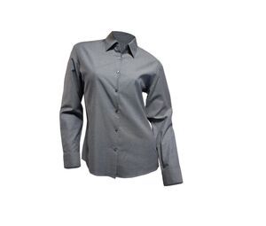 JHK JK601 - Camisa Oxford de mujer Plata