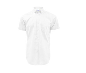 JHK JK611 - Camisa formal para hombre manga corta JK610 White