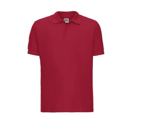 Russell JZ577 - Polo Resistente Hombre 100% Algodón Classic Red