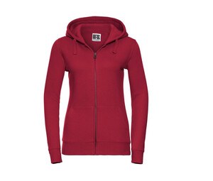 Russell JZ66F - Sudadera con capucha Authentic Zipped Classic Red