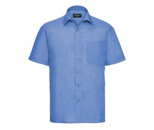 Russell Collection JZ935 - Camisa de popelina para hombre Corporate Blue
