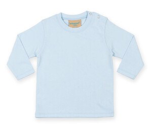 Larkwood LW021 - Camiseta de manga larga para bebé LW021 Pale Blue