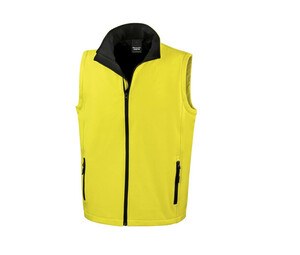Result RS232 - Forro polar sin mangas para hombre Yellow / Black