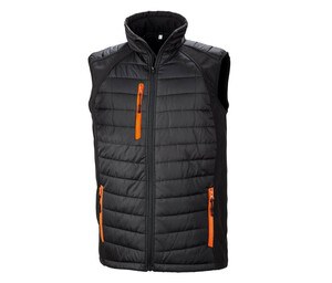 RESULT RS238 - Bodywarmer matelassé Black / Orange