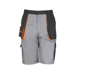 Result RS319 - Corto de Travail Lite Grey/Black/Orange