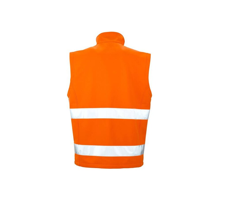 RESULT RS451 - Bodywarmer Softshell de travail haute visibilité