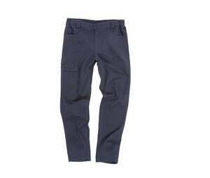 Result RS470 - Pantalon chino estiramiento Azul marino