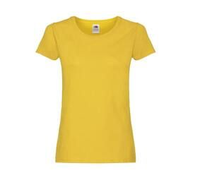 Fruit of the Loom SC1422 - Camiseta mujer cuello redondo Sunflower