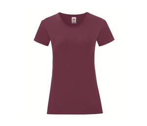 Fruit of the Loom SC151 - Camiseta cuello redondo 150 Burgundy