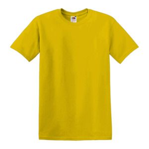 Fruit of the Loom SC220 - Camiseta de cuello redondo para hombre Yellow