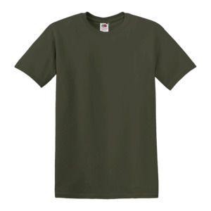 Fruit of the Loom SC220 - Camiseta de cuello redondo para hombre Classic Olive