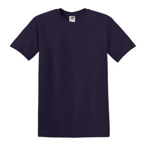 Fruit of the Loom SC220 - Camiseta de cuello redondo para hombre Purple