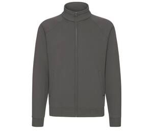 Fruit of the Loom SC2280 - Sudadera premium con cremallera Light Graphite