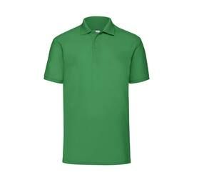 Fruit of the Loom SC280 - Polo de piqué para hombre Verde pradera