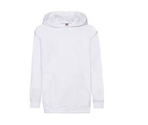 Fruit of the Loom SC371 - Sudadera con capucha para niños White