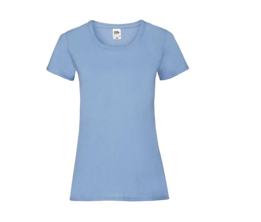 Fruit of the Loom SC600 - Camiseta de algodón Lady-Fit para mujer