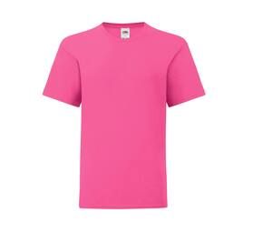 Fruit of the Loom SC6123 - Camiseta infantil Fucsia