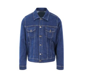 AWDIS SO DENIM SD060 - Chaqueta vaquera Noah Dark Blue Wash