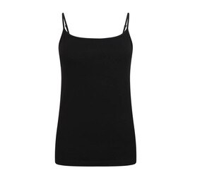 SF Women SK126 - Camiseta sin mangas fina para mujer Negro
