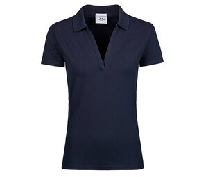 Tee Jays TJ1409 - Polo de Lujo Stretch en Cuello V Para Mujer