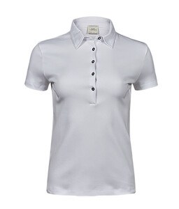 Tee Jays TJ1441 - Polo Pima De Algodón Para Mujer White