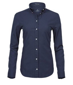 Tee Jays TJ4001 - Camisa Oxford Para Mujer Azul marino