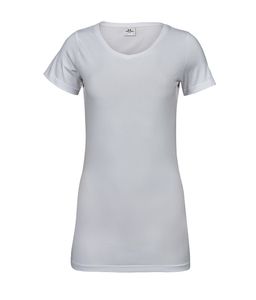 Tee Jays TJ455 - Camiseta Fashion Stretch Extra Larga Para Mujer