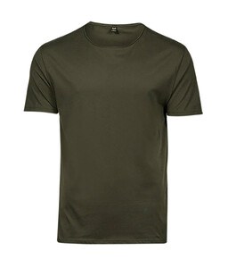 Tee Jays TJ5060 - Camiseta de Borde Crudo Para Hombre Verde Oliva