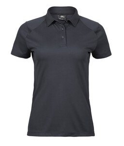 Tee Jays TJ7201 - Polo Luxury Deportivo Para Mujer Gris oscuro