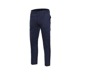 VELILLA V3013 - Pantalones 100% algodón multibolsillos V3013 Azul marino