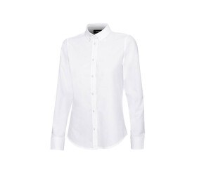VELILLA V5005S - Camisa mujer stretch oxford White