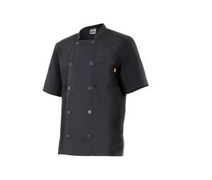 VELILLA VL432 - Chaqueta de cocinero con mangas cortas VL432 Negro