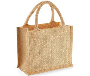 Westford mill WM431 - Mini bolsa de regalo con purpurina Natural / Gold