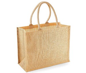 Westford mill WM437 - Bolsa de compras de arpillera brillante