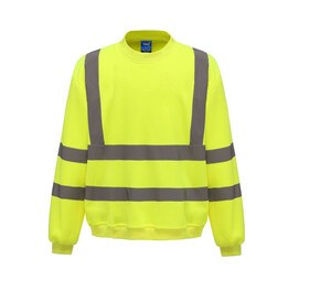 Yoko YK510 - Chaqueta de seguridad multibolsillos con manga larga Hi Vis Yellow