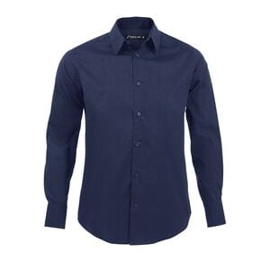 SOL'S 17000 - Brighton Camisa Hombre Strech Manga Larga Dark Blue