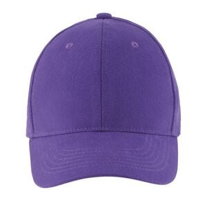 SOL'S 88100 - Buffalo Gorra 6 Paneles Púrpura oscuro