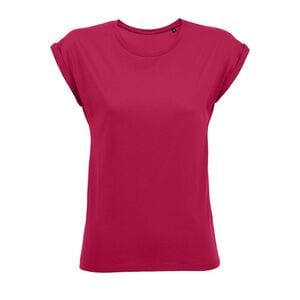 SOL'S 01406 - MELBA Camiseta Mujer Cuello Redondo Rosa oscuro