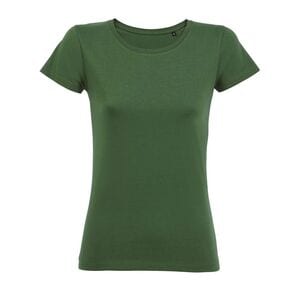 SOL'S 02077 - Milo Women Camiseta De Manga Corta De Mujer Verde botella